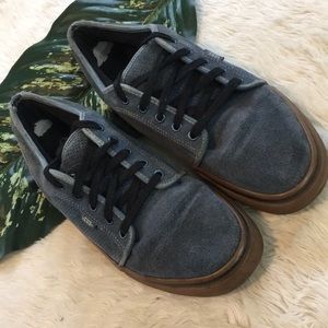 Blue suede VANS sneaker, size 10.5